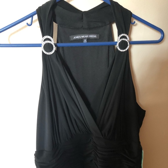 Jones New York black halter dress - Picture 2 of 6